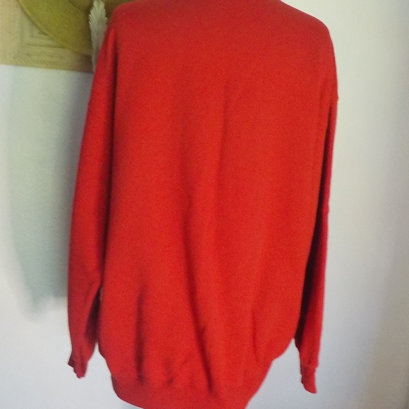 Red Size Sweatshirt (Unisex) - Picture 3 of 5